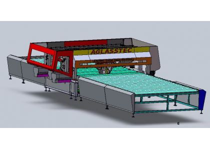 AGLASSTEC's Masterpiece: FGE - HF2500 - 4 Horizontal Roller Seaming Machine on the Verge of Debuting in Egypt